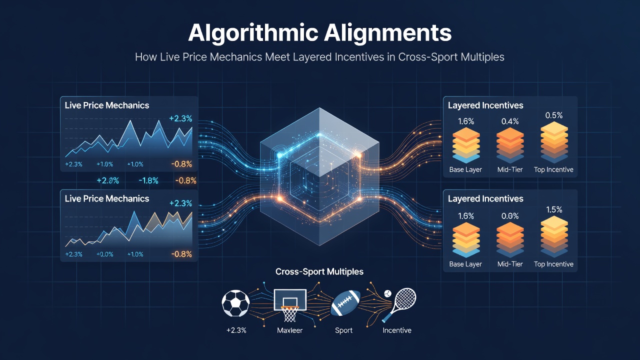 Layered incentive structures visualized alongside live odds for soccer and racing accumulators