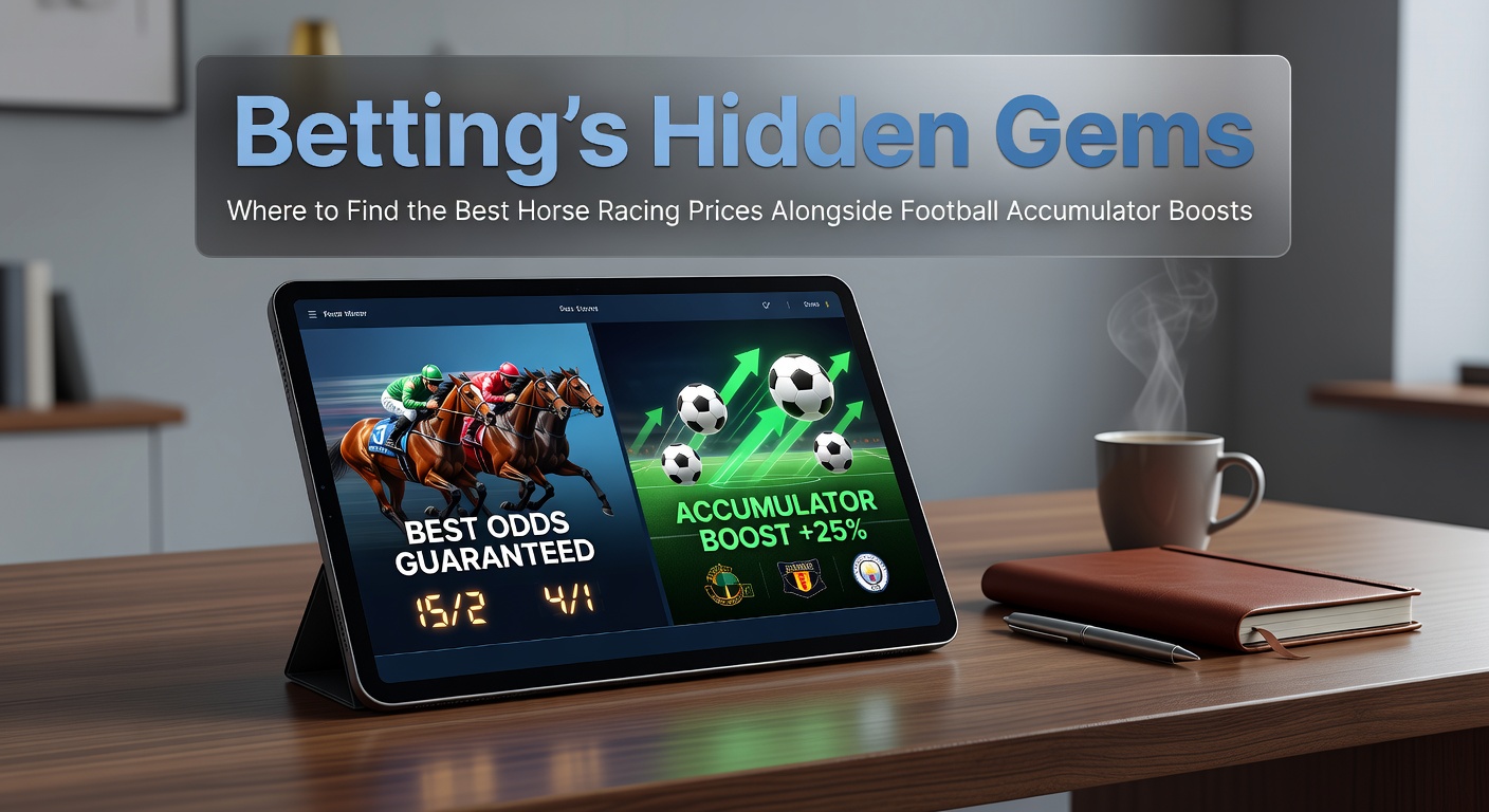 Vibrant horse racing track with jockeys in action under sunny skies, highlighting the thrill of finding superior betting odds