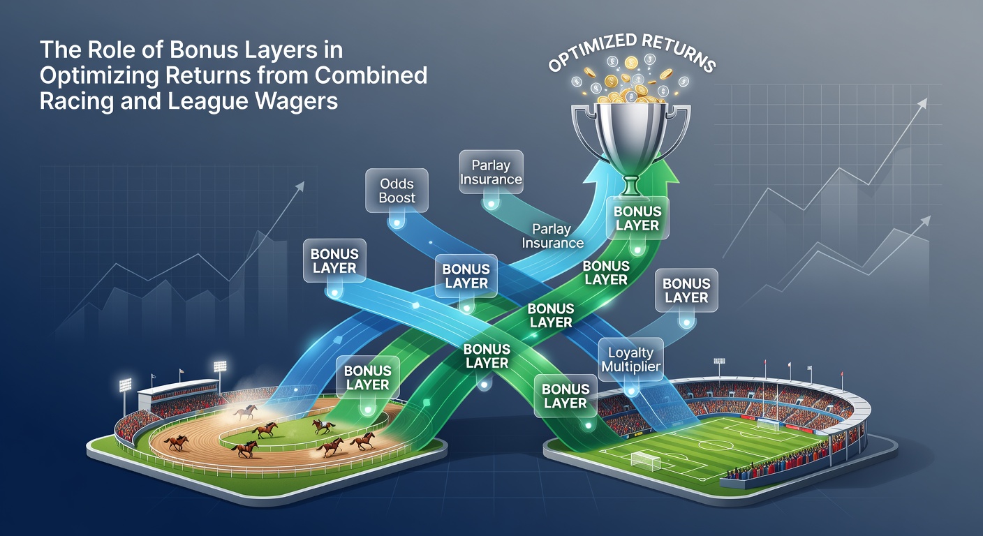Diagram of sequential bonus activation across horse racing and soccer betting markets