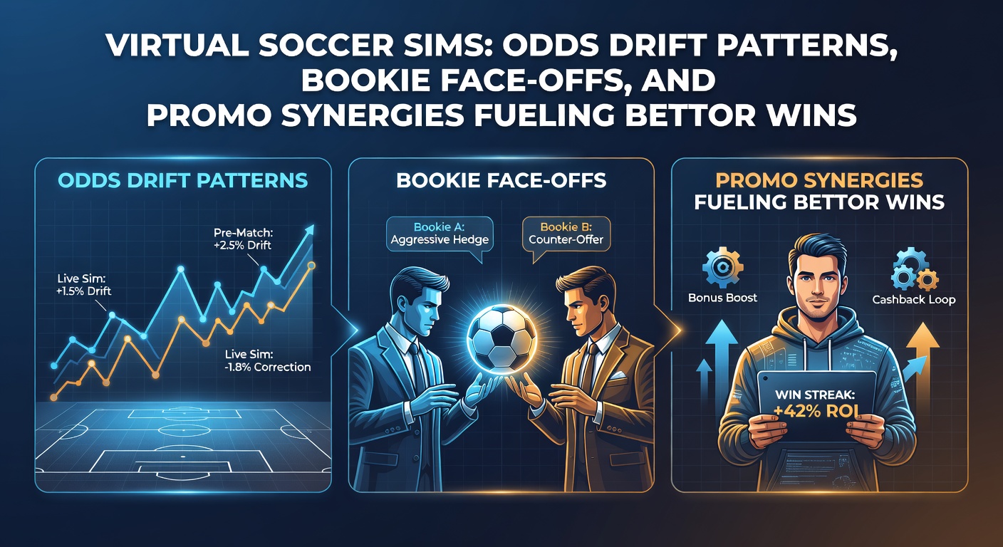 Dynamic virtual soccer simulation match with animated players and shifting odds display on a betting interface